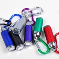 Đèn pin zoom mini có móc carabiner, ánh sáng mạnh, quà tặng khuyến mãi, đèn pin điện tử bán trực tiếp từ nhà máy