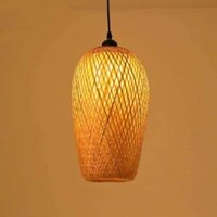 Đèn quả nhót mây tre đan