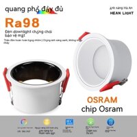 Đèn quán cà phê  Đèn trang trí nhà Chip Đèn Led Âm Trần Chống Chói Nhập Khẩu Ba Màu RA 95 Giá phù hợp