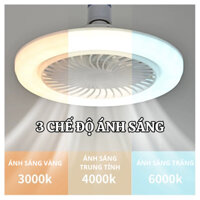 Đèn Quạt Coka 3 Chế Độ Sáng An Toàn Cho Mắt Điều Khiển Từ Xa