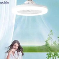 Đèn quạt DALEE E27, Đèn quạt xoay 360 độ có thể điều chỉnh độ sáng, Điều khiển từ xa ABS E27 Giá đỡ đèn xoắn ốc 2 trong 1 Quạt trần nhà hàng