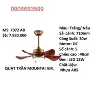 ĐÈN QUẠT MOUNTAIN AIR 30W MS 7072 AB