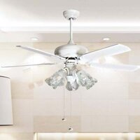 Đèn Quạt Thuần Trắng – 52WE-0003