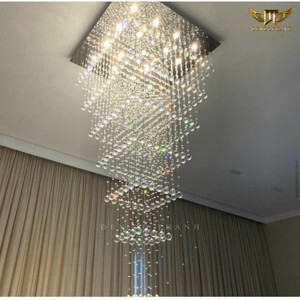 Đèn quạt trần cánh gỗ hiện đại HT-13