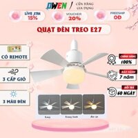 Đèn Quạt Trần Mới E27 Vít Hộ Gia Đình Quạt Nhỏ. Đèn Chùm Thông Minh Đèn Phòng, Đèn Ngủ