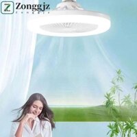 Đèn quạt ZONGGJZ E27, Đèn quạt ABS E27 có thể điều chỉnh, Xoay 360 độ hương liệu có thể điều chỉnh độ sáng E27 Giá đỡ đèn xoắn ốc 2 trong 1 Quạt trần phòng ngủ