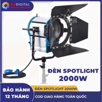 Đèn Quay Phim Fresnel Spotlight 2000W, Đèn giả nắng Có Dimmer Điều Chỉnh | hcdigital_store