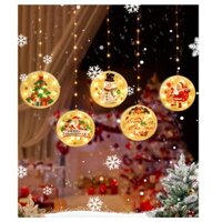 Đèn RÈM GIÁNG SINH ÔNG GIÀ NOEL, TUẦN LỘC, CÂY THÔNG, NGƯỜI TUYẾT trang trí Giáng Sinh NOEL nguồn usb - Hàng có sẵn