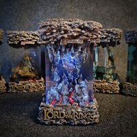 Đèn resin thủ công mô phỏng hình chiếc nhẫn trong Lord of the rings, đèn decor, đèn ngủ.