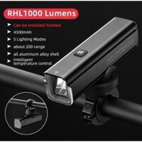 ĐÈN rockbros rhl 1000 lumen -ĐÈN PIN XE ĐẠP SIÊU SÁNG 1000LM-- r3 1500 lumen - chính hang rockbros