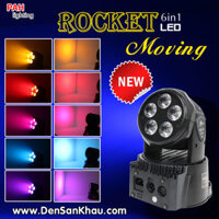 Đèn Rocket Moving Head 6in1