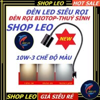 Đèn rọi bể cá 10W (3 chế độ màu) -Chân vặn(1cm)-Rọi biotop siêu đẹp - phụ kiện thủy sinh - hồ cá cảnh-Shopleo