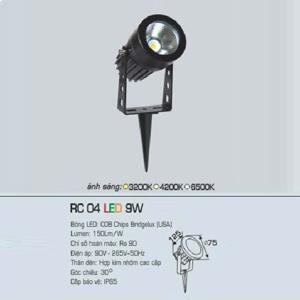 Đèn rọi cỏ sân vườn Anfaco AFC RC 04 - 9W