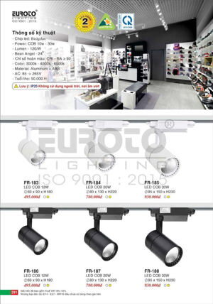 Đèn rọi ray FR185