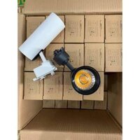 đèn rọi ray ống bơ cob 20W LED, rọi ống dài, ánh sáng êm dịu, tiết kiệm điện - vỏ đen,ánh sáng vàng