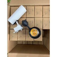 đèn rọi ray ống bơ cob 20W LED, rọi ống dài, ánh sáng êm dịu, tiết kiệm điện - vỏ đen,ánh sáng trắng