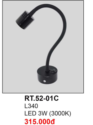 Đèn rọi tranh RT52-01C