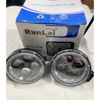 Đèn Runlai 4 bóng trắng bi, đèn Runlai trợ sáng