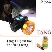 Đèn Sạc Đội Đầu 1 Mắt Đa Năng Tặng Bộ Vít Tròn 32 Đầu mua là có quà