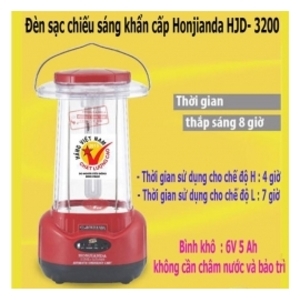 Đèn sạc Honjianda HJD-3200