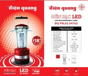 Đèn Sạc Led Daylight Cầm Tay Điện Quang ĐQ PRL02-04765 - 4W