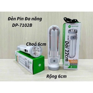 Đèn sạc pin 2 trong 1 DP-7102B