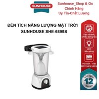 Đèn sạc tích điện sạc năng lượng mặt trời, đèn dự phòng bóng LED Sunhouse SHE-6899S _Hàng chính hãng