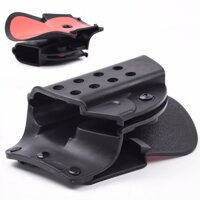 Đen Săn Bắn Che Khuyết Điểm Thắt Lưng Tay Phải Vòng Bao Da Phù Hợp Với Colt 1911 Phong Cách Mới