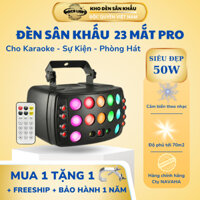 Đèn sân khấu 23 mắt Led, Laser 50W Disco Light cổng DMX cảm biến chớp âm thanh theo nhạc cho sự kiện vũ trường đám cưới