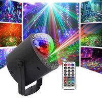 Đèn Sân Khấu Disco Light  2024 - 3 Kênh Laser - Led 7 màu - Led chớp - Trang Trí Phòng Bay