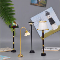 Đèn sàn nhà cho bé ob11BJD Đồ chơi Mini Mô hình thu nhỏ Loại pin Sân vườn Sân thượng Đèn LED Đèn trang trí ban công