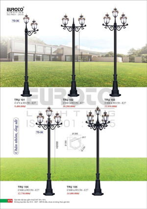 Đèn sân vườn led trụ 103