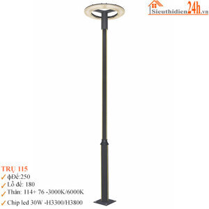 Đèn sân vườn led trụ 115