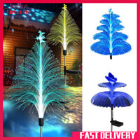 Đèn sân vườn năng lượng mặt trời Imixcity, Đèn sứa có bướm, Đèn trang trí cây thông Noel, Đèn trang trí ngoài trời đổi màu 7 màu chống nước cho sân vườn