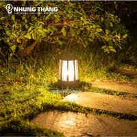 Đèn Sân Vườn Ngoài Trời LT-051 - Trụ Cổng Cột Đèn Hàng Rào Mái Hiên - Chống Nước Cao Cấp Decor Vintage - Kèm Bóng Led