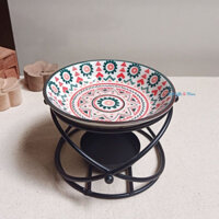 Đèn sắt hình tinh cầu-xông đốt tinh dầu phong cách vintage dung tích 60ml