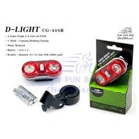 Đèn Sau Xe Đạp hiệu D-Light 405R xài pin (ánh sáng đỏ)