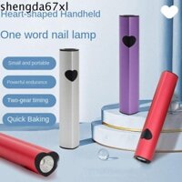 Đèn sấy móng tay SHENGDA, Đèn móng tay LED có thể sạc lại bằng hợp kim nhôm, Máy sấy đèn UV Mini cầm tay đa năng đọc sách