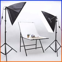 Đèn softbox quay phim, chụp ảnh, Livestream kèm chân tripod cao 2m1 đèn led nấm siêu sáng Digibox