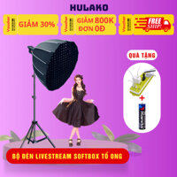 Đèn Softbox Tổ Ong HULAKO Đèn trợ sáng livestream Đèn Bát Giác chụp ảnh studio hàng Cao Cấp,BH 12 Tháng