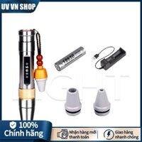 Đèn soi đá quy 3 màu Trắng Vàng Tím kèm sạc pin đèn soi cua gạch