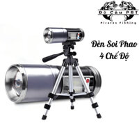 Đèn Soi Phao Câu Đêm 4 Chế Độ Có Kèm Giá Đỡ