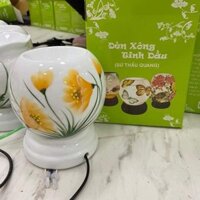 Đèn sông tinh dầu sứ bát tràng