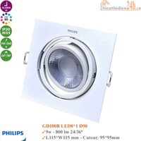 Đèn Spotlight Âm Trần Philips GD100B D90 WH