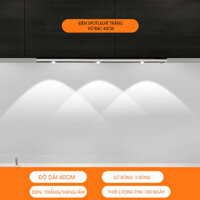 Đèn spotlight VINAVU cảm biến hồng ngoại siêu nhạy và tạo điểm nhấn không gian sống sang trọng - Bạc - 40cm - 3 Màu TrắngVàngẤm