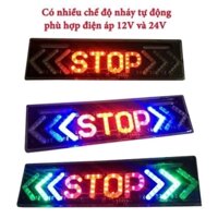 Đèn STOP nháy nhiều chế độ. Dùng làm đèn xi nhan - đèn phanh ô tô, xe tải có điện áp 12V và 24V