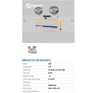 Đèn sự cố Roman led EXL6001L