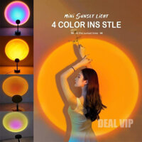 Đèn Sunset 4 màu trong 1 quay tik_tok - Đèn hoàng hôn, sunset chụp hình(TL)