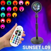 Đèn Sunset L09 có remote điều khiển - Điều chỉnh 16 màu sắc, 4 chế độ nháy đèn cực đẹp