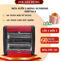 Đèn Sưởi 2 Bóng Sunhouse SHD7013, Máy Sưởi Sunhouse SHD7013, Tốc Độ làm Ấm Nhanh, Tỏa Nhiệt Đều